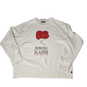 Rowing Blazers Men's White Balloon Logo Sweatshirt - Size XXXL -‎ Made in...